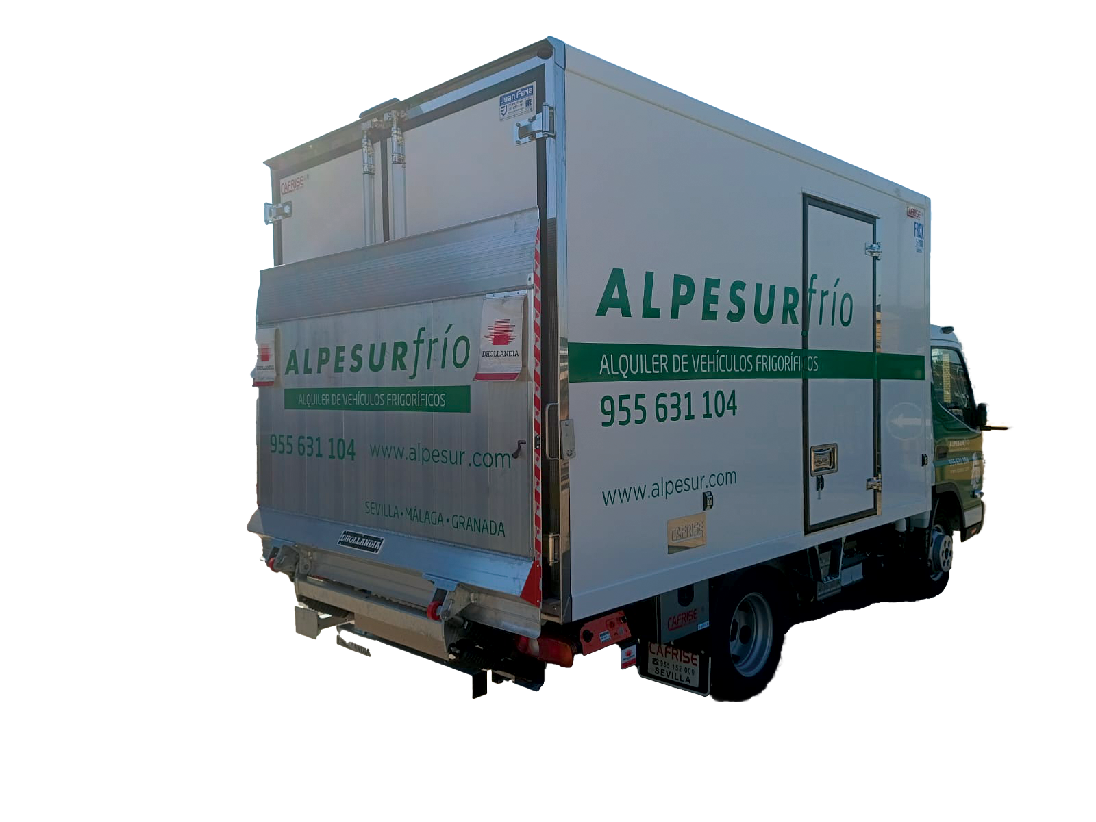 Furgón plataforma frigorífico 14 m3