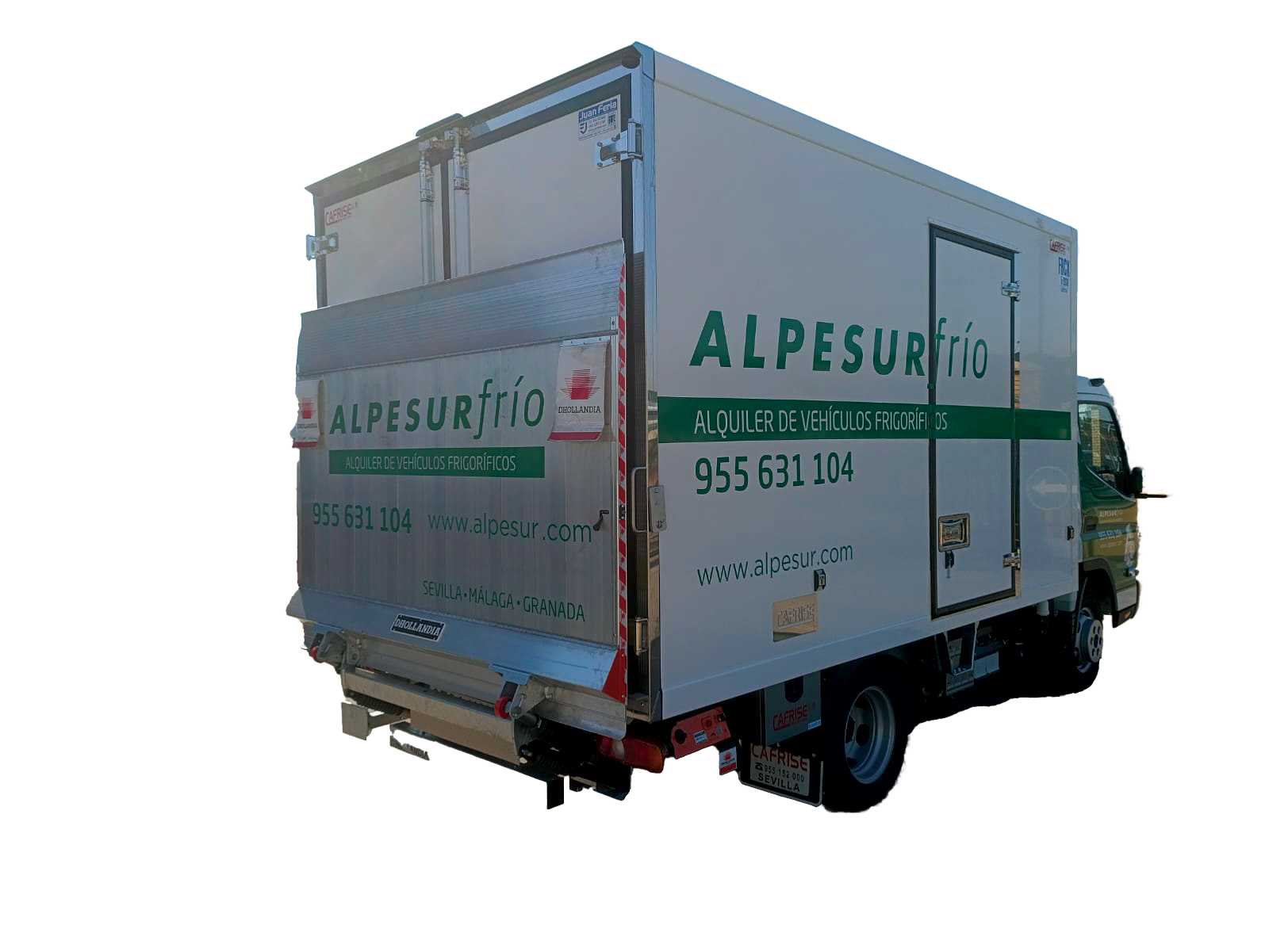 Furgón plataforma frigorífico 14 m3